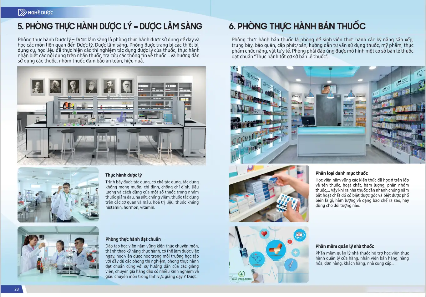 Phòng mô phỏng nghề Dược