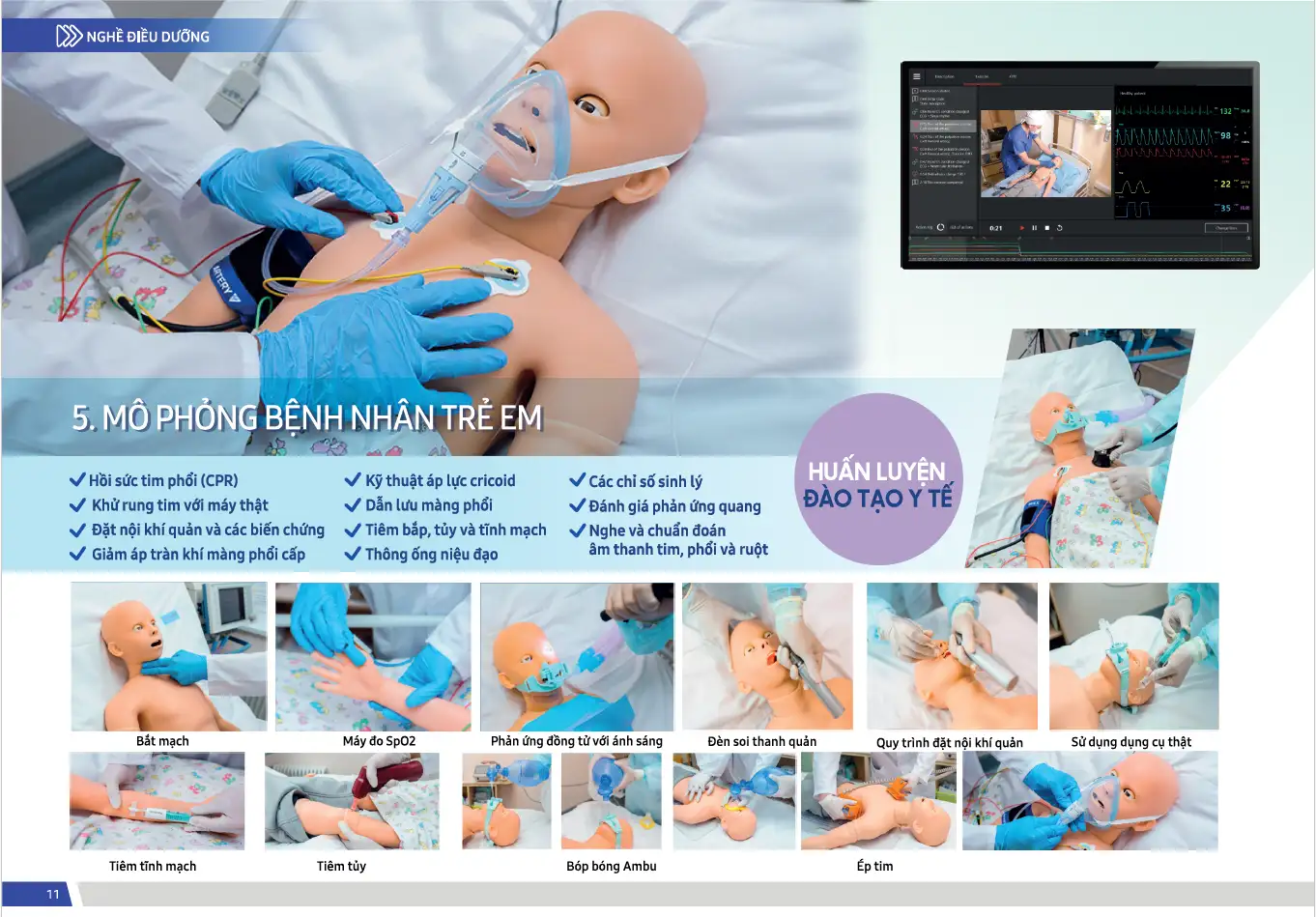 Phòng mô phỏng nghề Điều Dưỡng