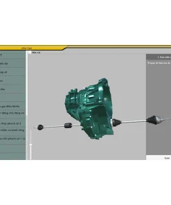 Mô phỏng thực hành về lắp ráp hệ thống truyền lực với hộp số tự động ngang