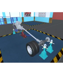 Thông tin chi tiết: Xuất xứ: Châu Á Chứng nhận: Phần mềm đã được đăng ký quyền tác giả Chức năng mô phỏng đào tạo: Mô phỏng chi tiết quá trình tháo – đo kiểm – lắp ráp các thiết bị cơ khí Hỗ trợ xoay, quan sát và tương tác với các đối tượng trên phần mềm Nội dung mô phỏng chính: Bao gồm các phần tử mô phỏng: Bộ ly hợp Các bộ phận của hộp số cơ khí: Vỏ hộp số, nắp bộ ly hợp, trục vào, trục ra, các bánh răng truyền lực, cơ cấu đồng tốc,... Bán trục, vi sai Cụm moay ơ bánh xe Bộ khóa số Phần mềm cung cấp môi trường mô phỏng thực tế, giúp nâng cao kỹ năng thực hành lắp ráp và bảo trì hệ thống truyền lực.