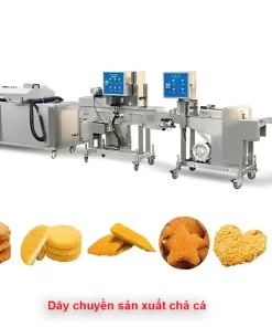 DÂY CHUYỀN CHẾ BIẾN CHẢ CÁ DẠNG BÁNH / VIÊN TRÒN – CÔNG SUẤT 200 KG/H