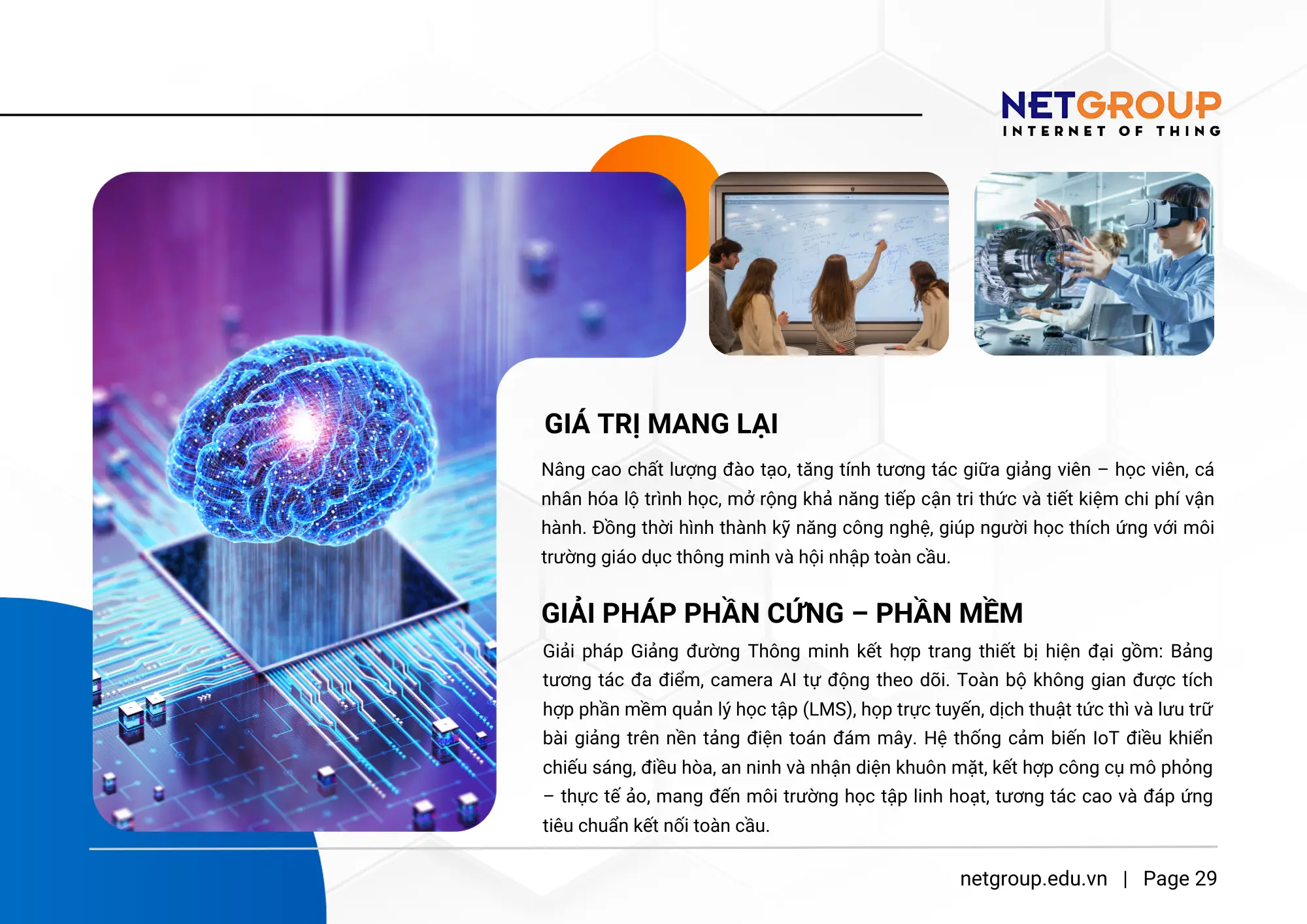 Giải pháp cho các trường Cao đẳng và Đại học